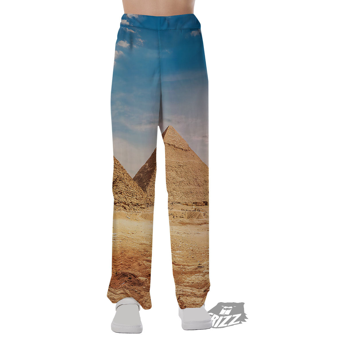 Pyramid Giza Print Pajama Pants-grizzshop