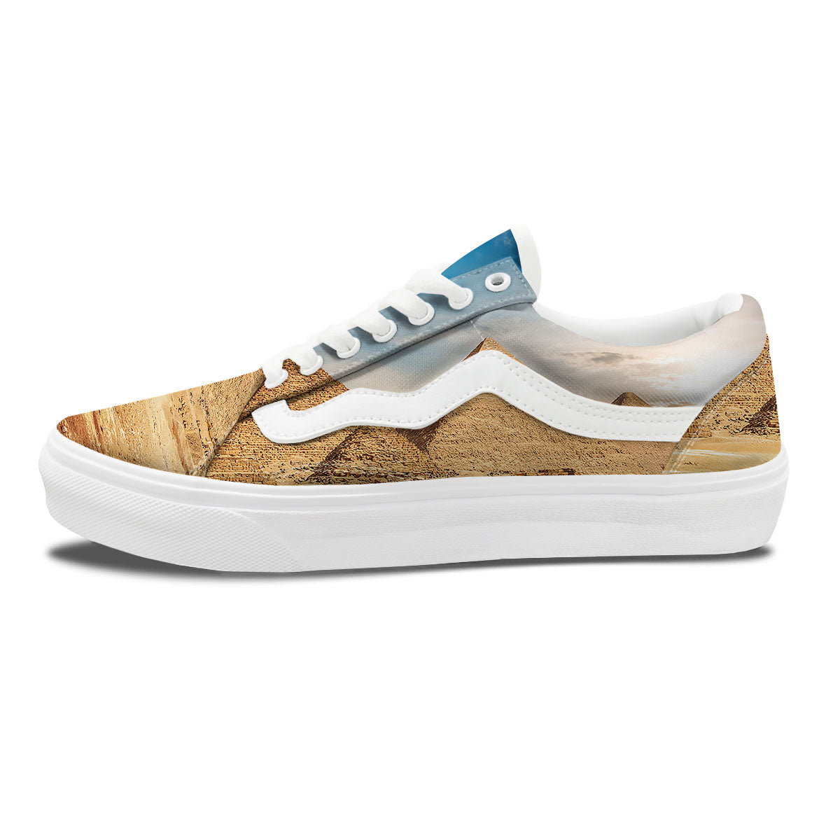 Pyramid Giza Print Skate Shoes-grizzshop