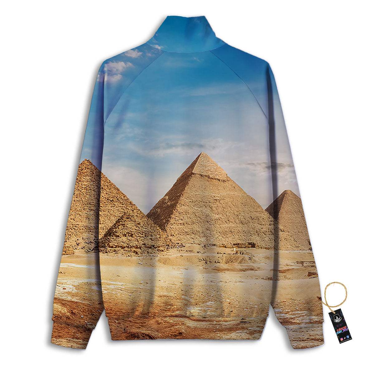 Pyramid Giza Print Track Jacket-grizzshop
