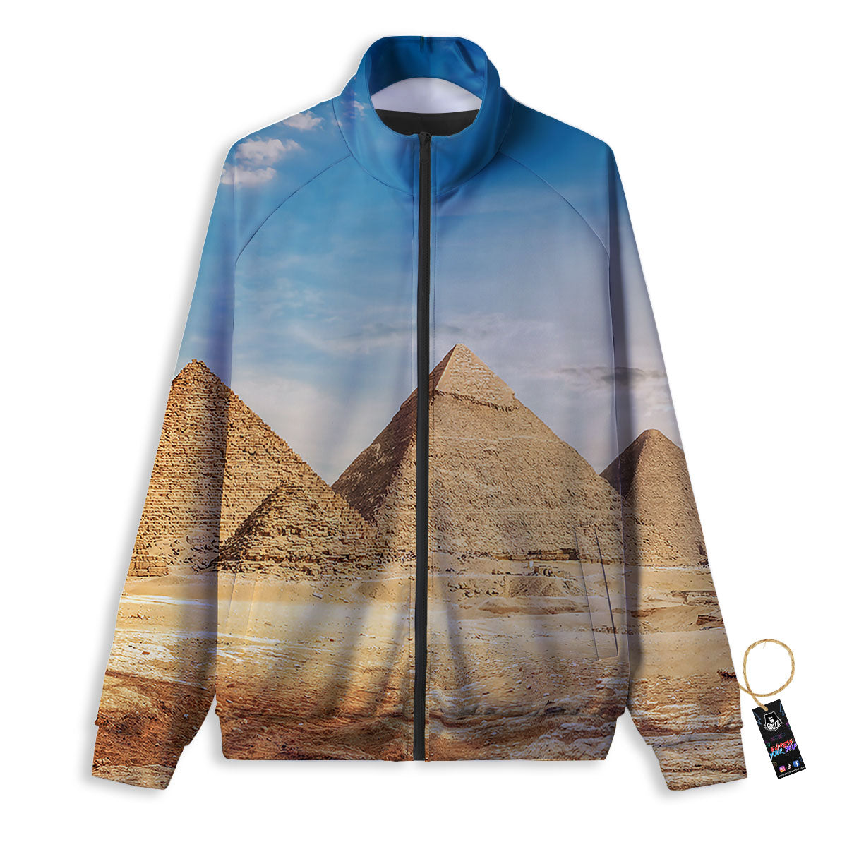 Pyramid Giza Print Track Jacket-grizzshop