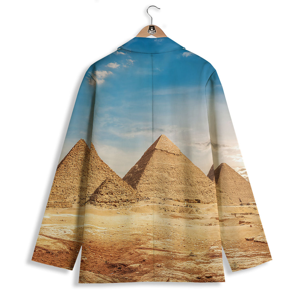 Pyramid Giza Print Women's Blazer-grizzshop