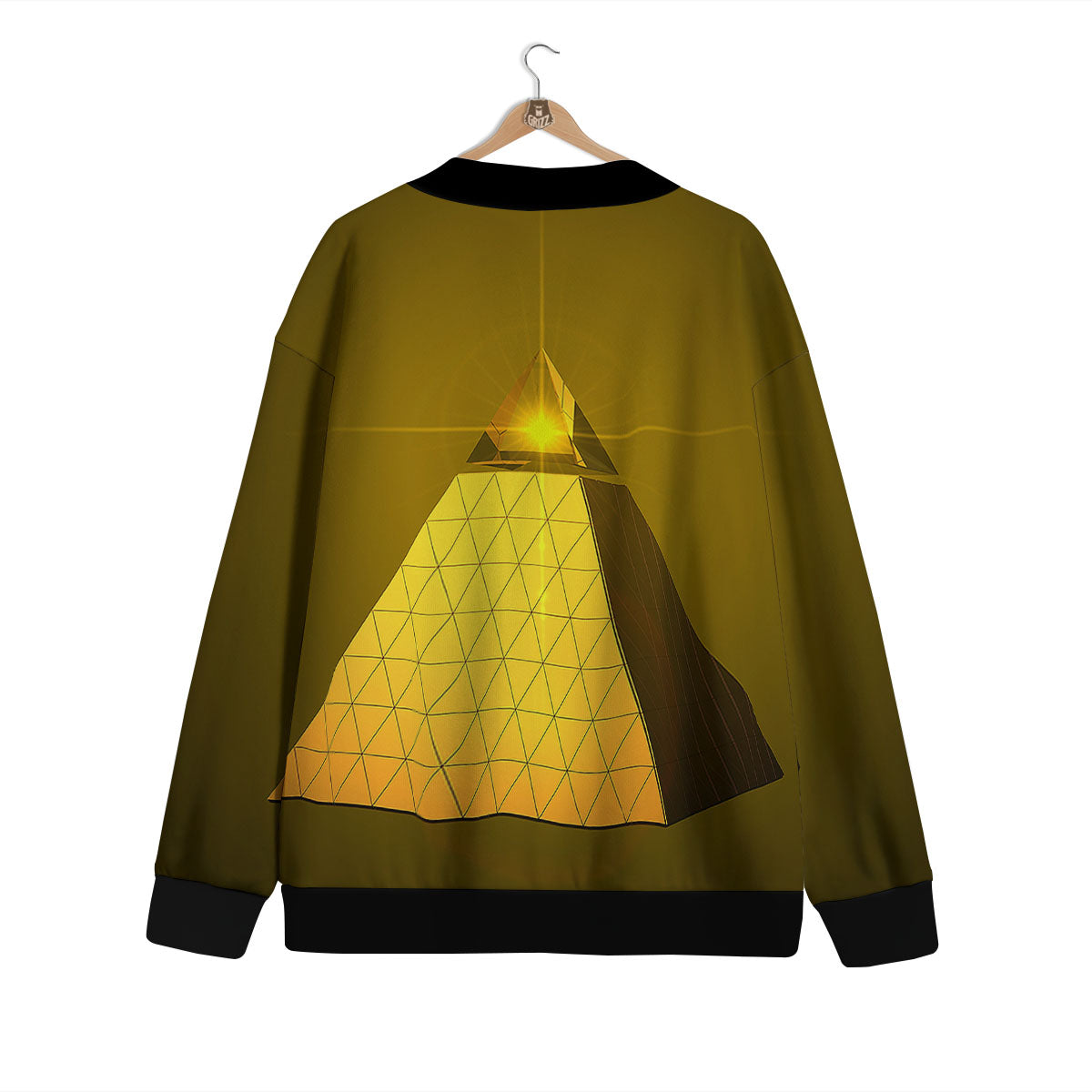 Pyramid Golden Print Cardigan-grizzshop