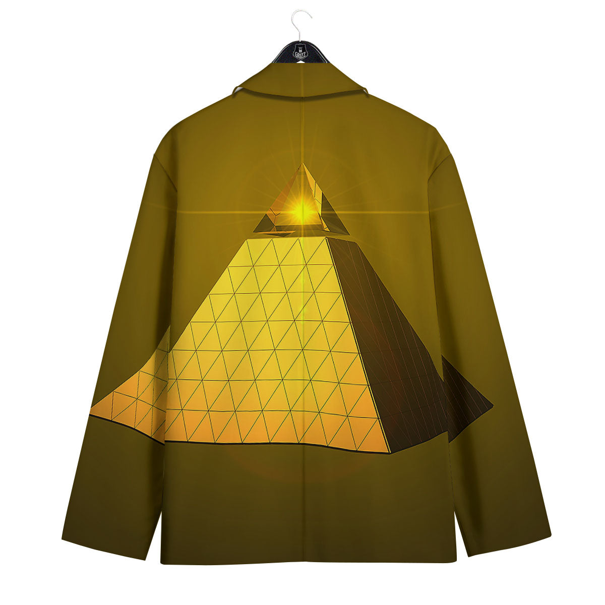 Pyramid Golden Print Men's Sport Coat-grizzshop