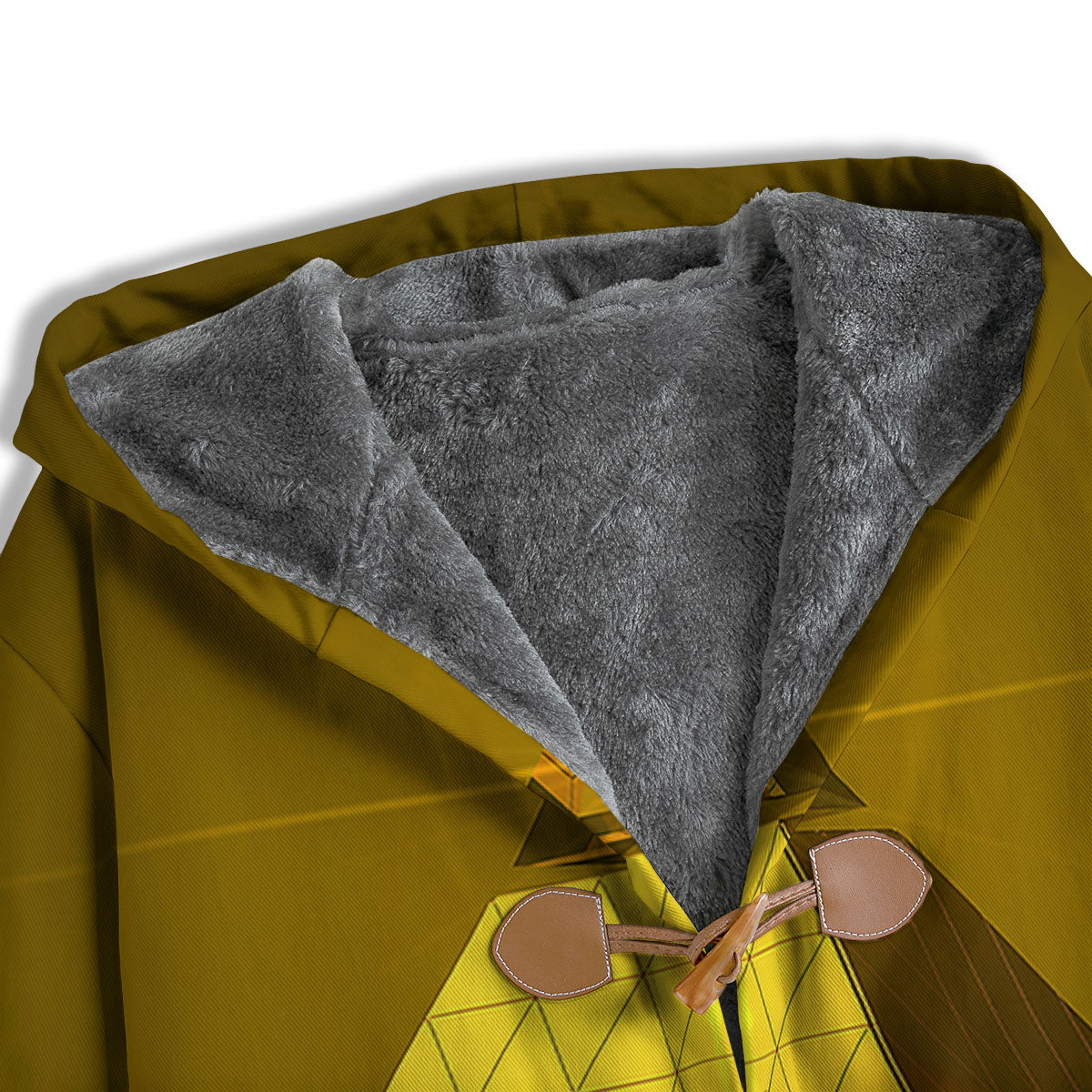 Pyramid Golden Print Men's Windbreaker Jacket-grizzshop