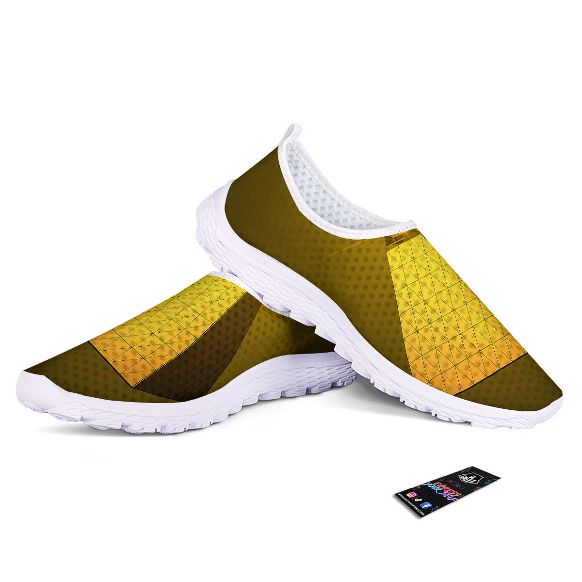 Pyramid Golden Print Nurse Shoes-grizzshop