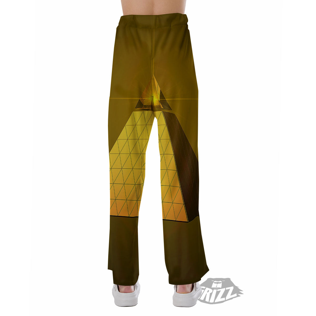 Pyramid Golden Print Pajama Pants-grizzshop