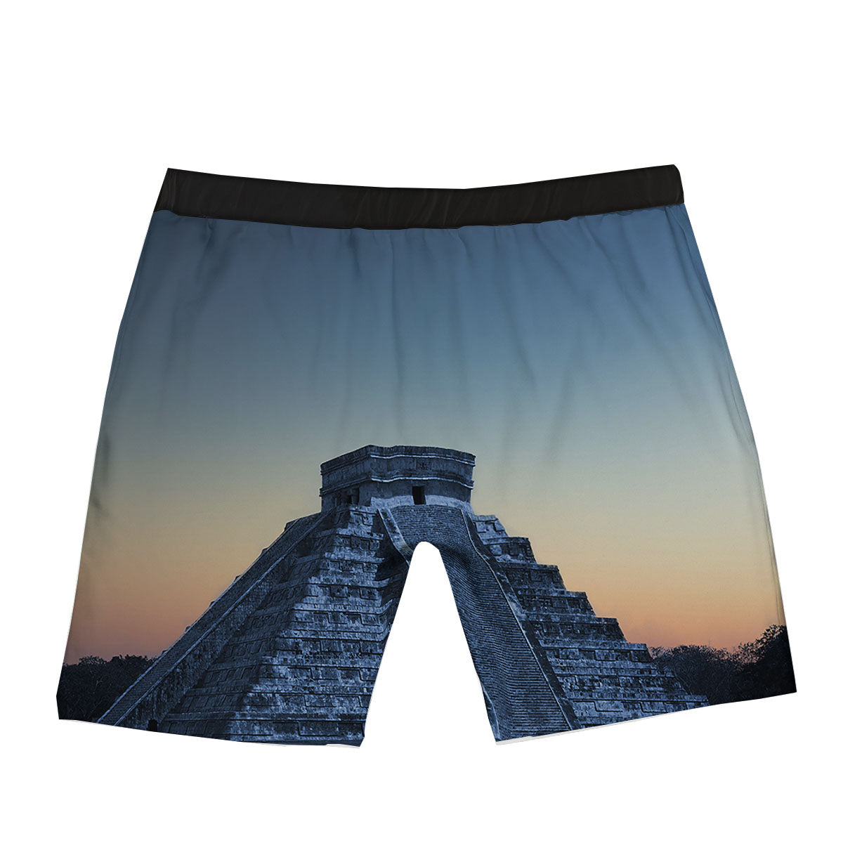 Pyramid Mayan Print Boxer Briefs-grizzshop