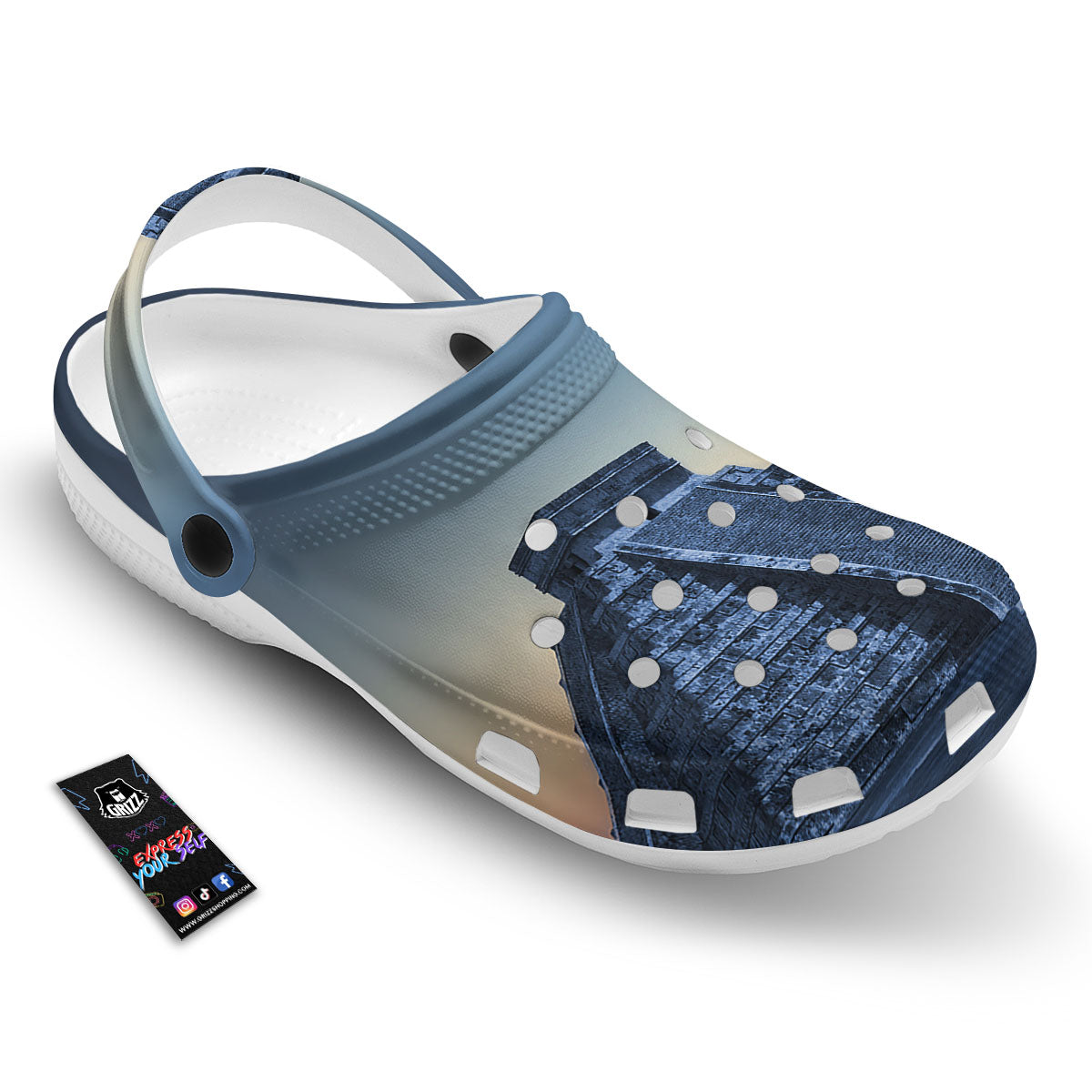 Pyramid Mayan Print Clog-grizzshop