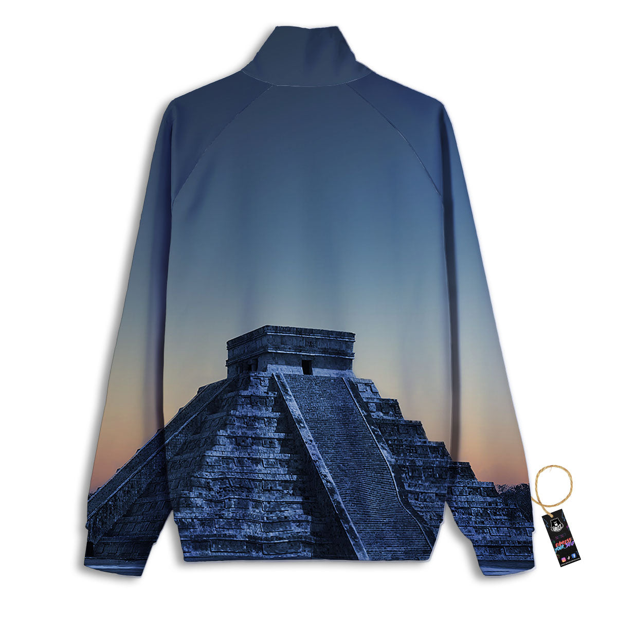 Pyramid Mayan Print Track Jacket-grizzshop