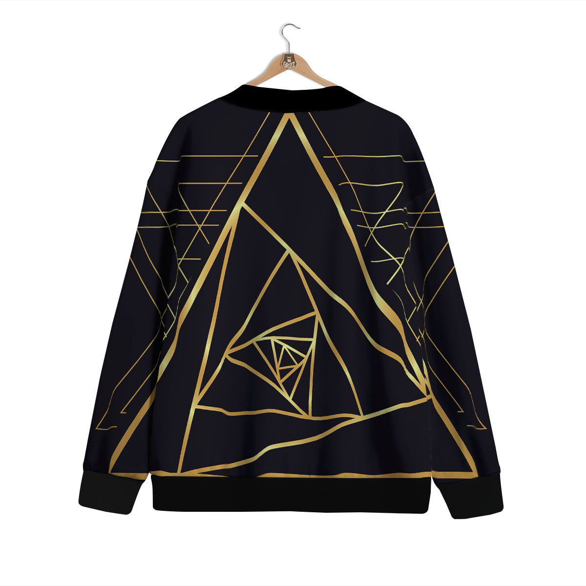 Pyramid Rose Print Cardigan-grizzshop