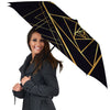 Pyramid Rose Print Umbrella-grizzshop