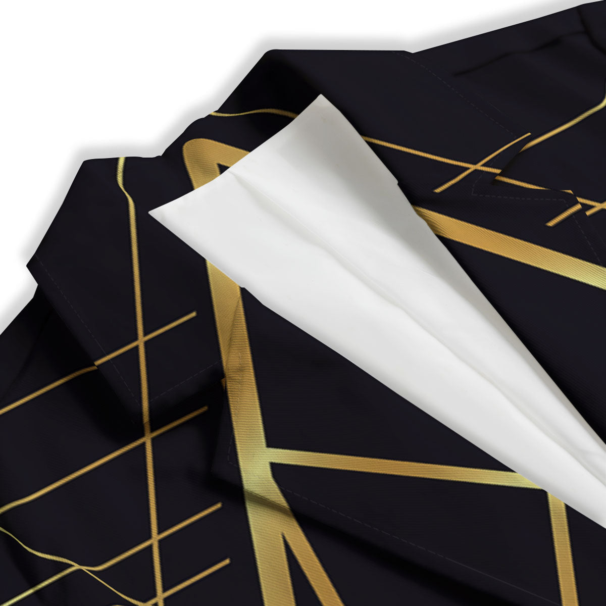Pyramid Rose Print Women's Blazer-grizzshop