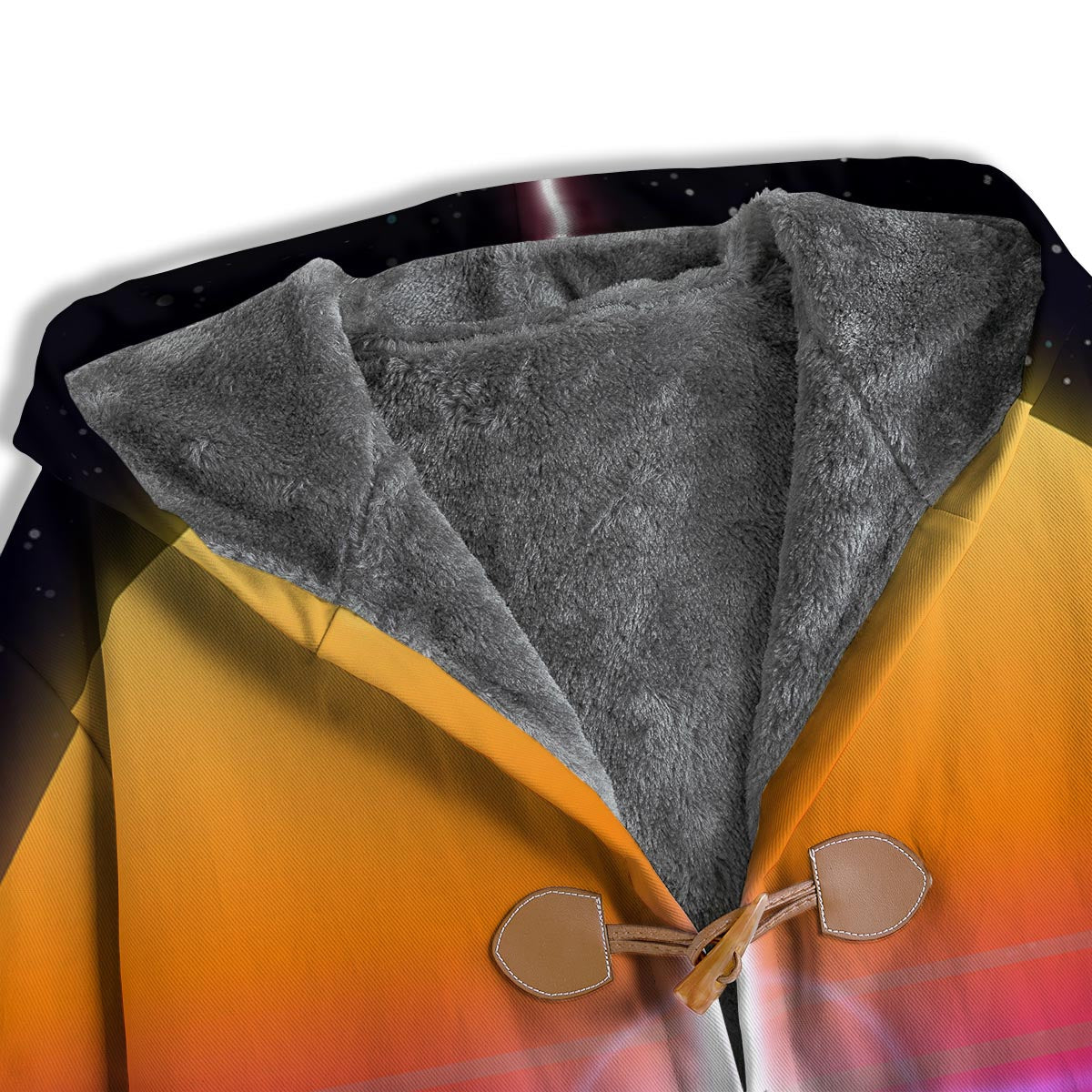 Pyramid Synthwave Print Men's Windbreaker Jacket-grizzshop