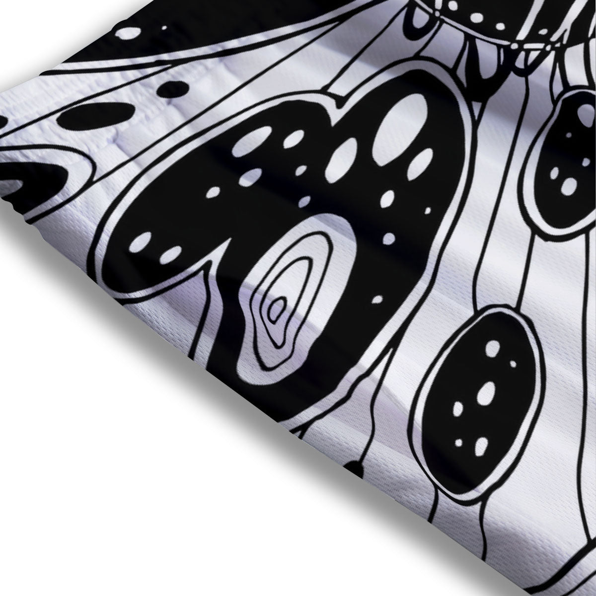 Pyramid UFO Print Mesh Shorts