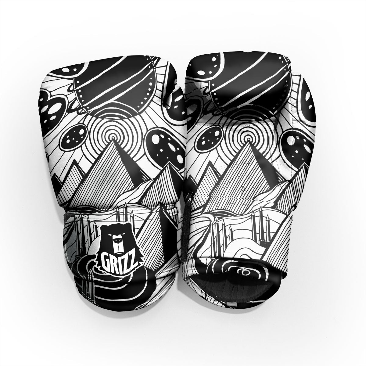 Pyramid UFO Print Pro Boxing Glove