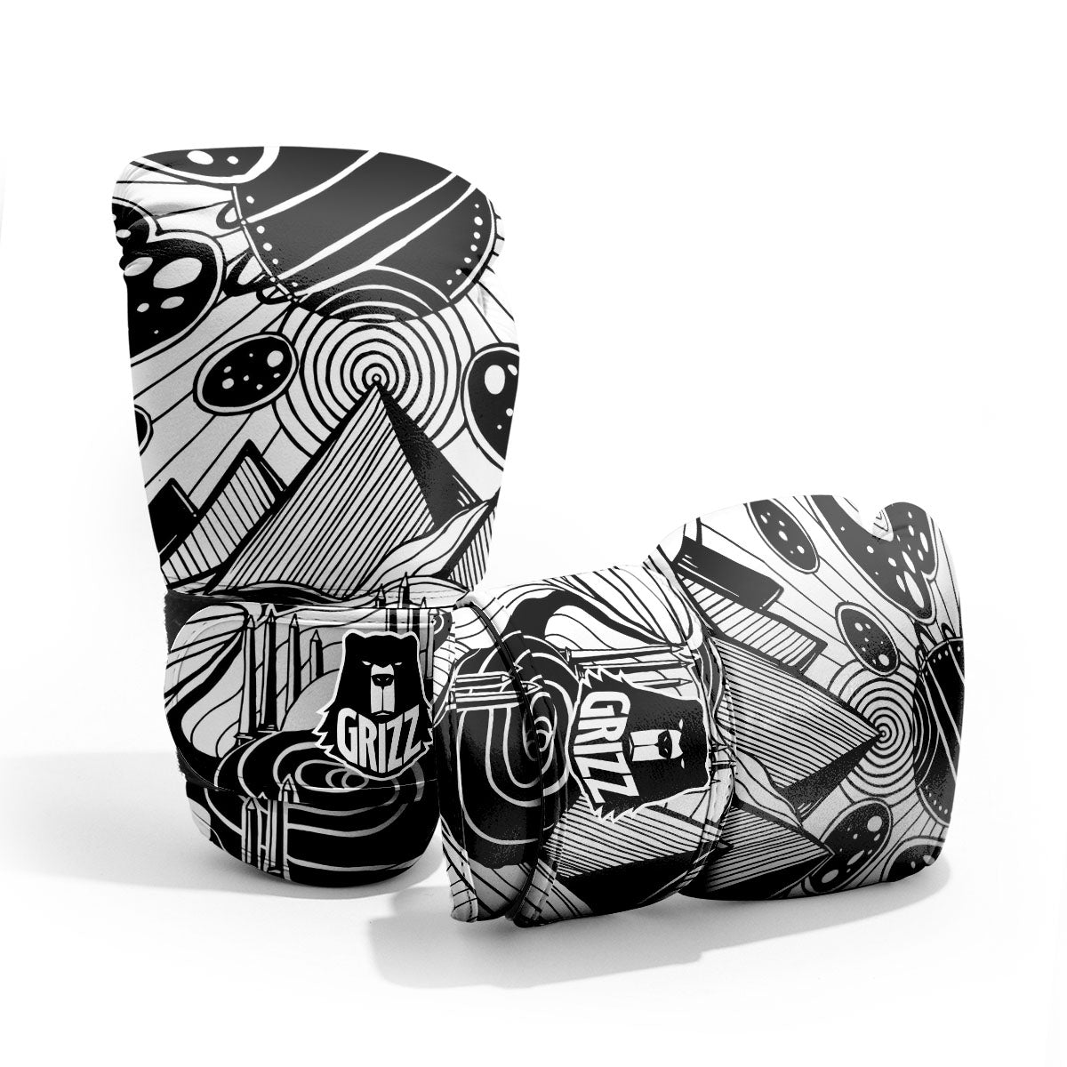 Pyramid UFO Print Pro Boxing Glove