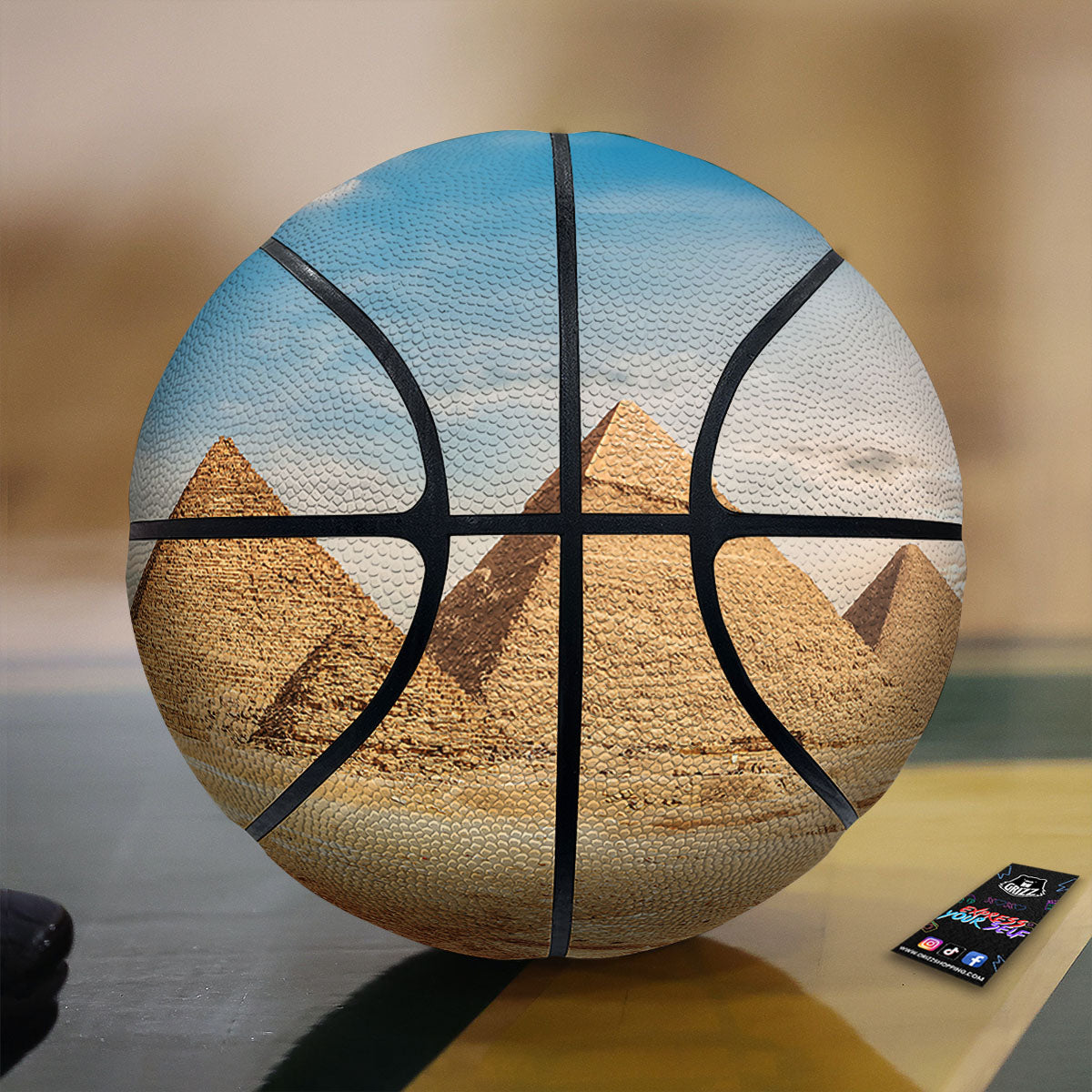 Saint Patrick's Day Irish Check Print Basketball