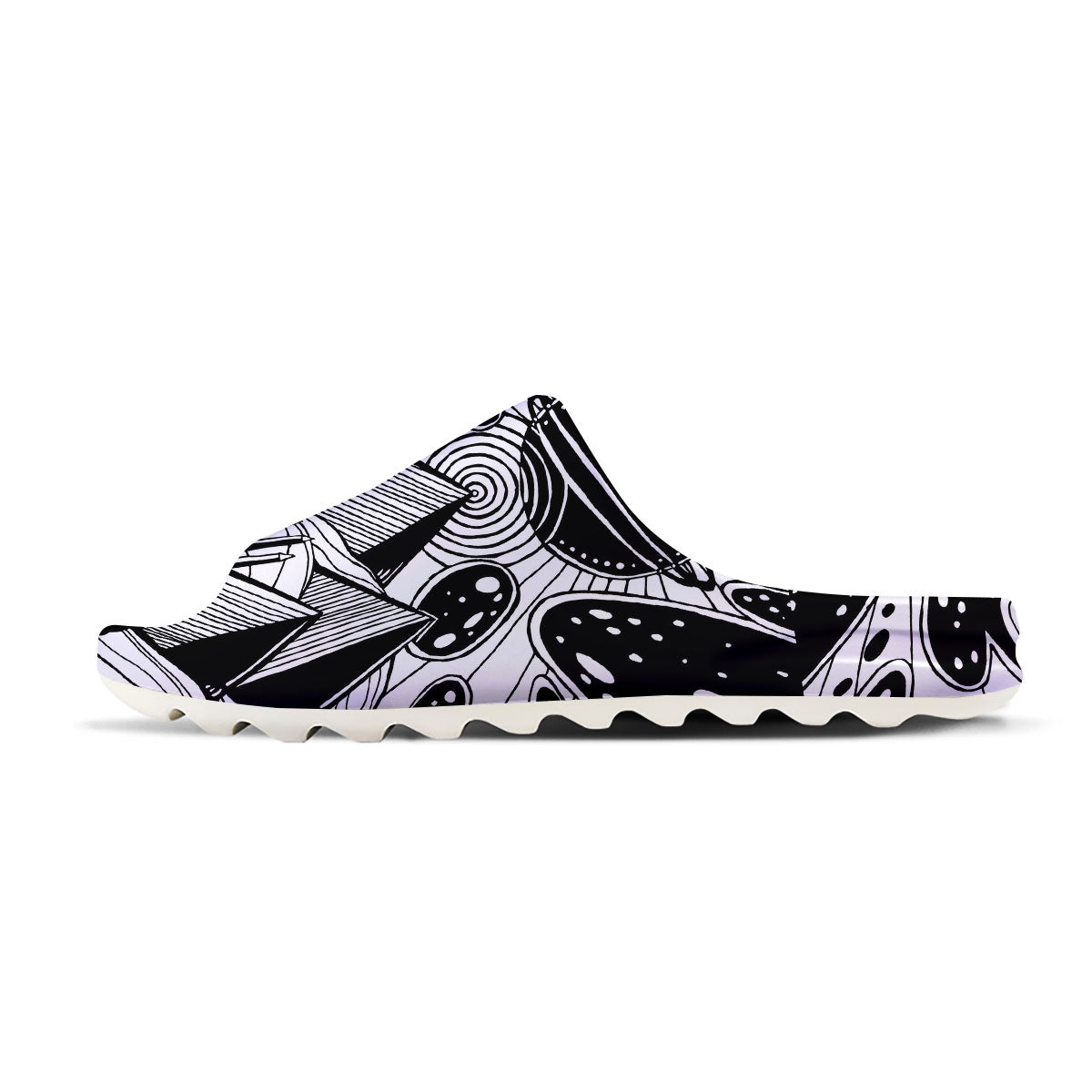 Pyramid UFO Print Sandals-grizzshop