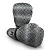 Python Skin Snakeskin Pattern Print Boxing Gloves-grizzshop