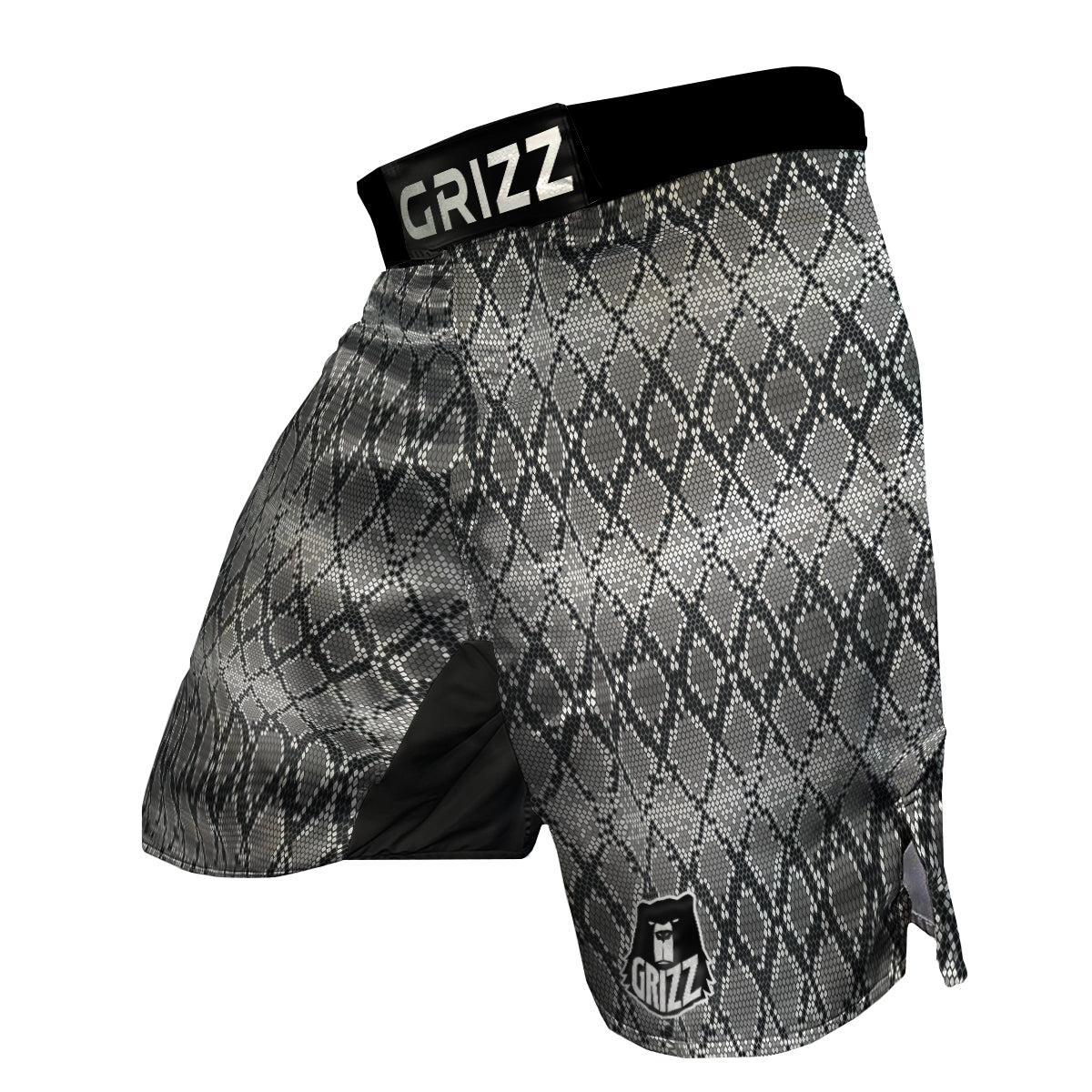 Python Skin Snakeskin Pattern Print MMA Shorts-grizzshop