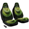 Python Snake Green Tree Print Car Seat Covers-grizzshop