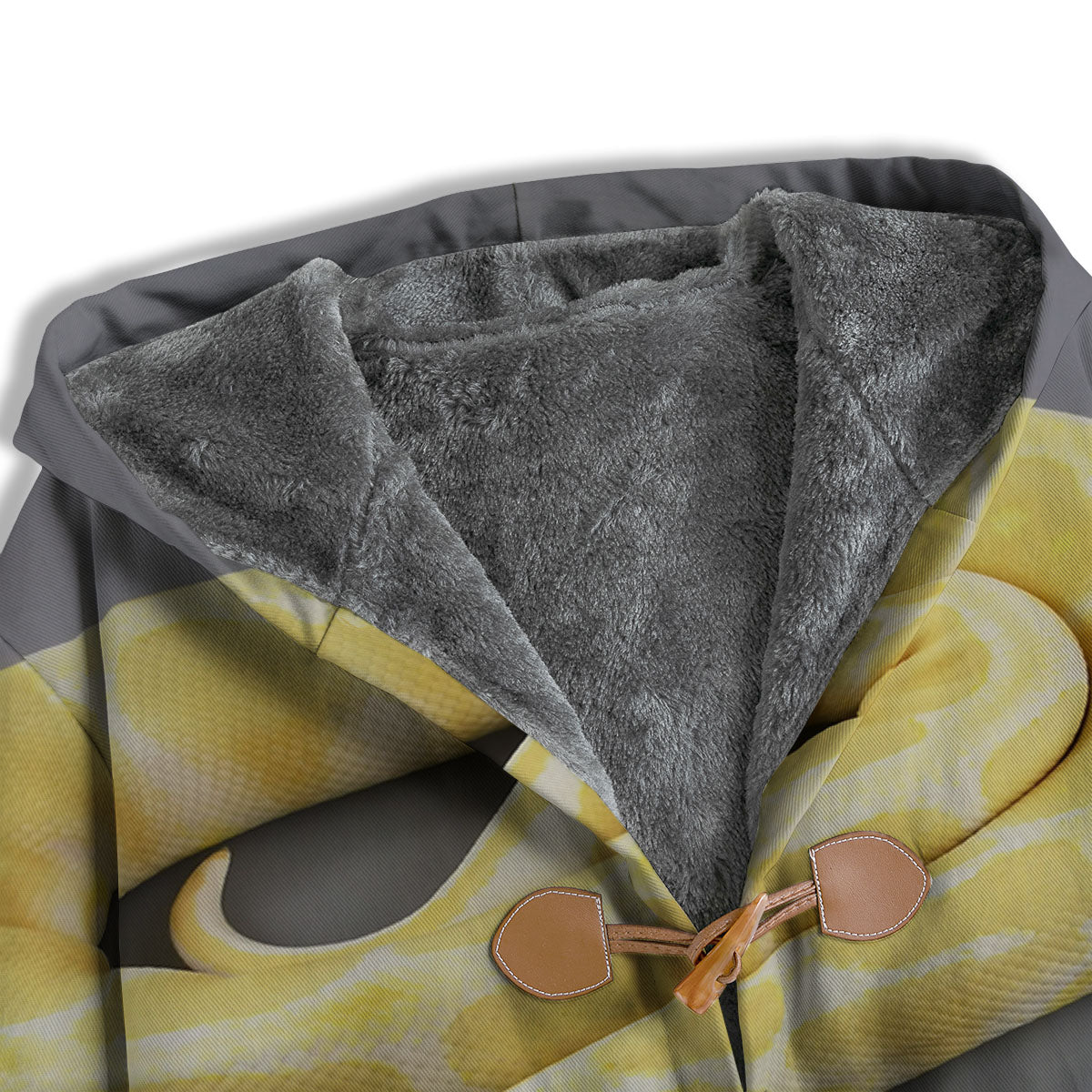 Python Snake Yellow And White Print Men's Windbreaker Jacket-grizzshop