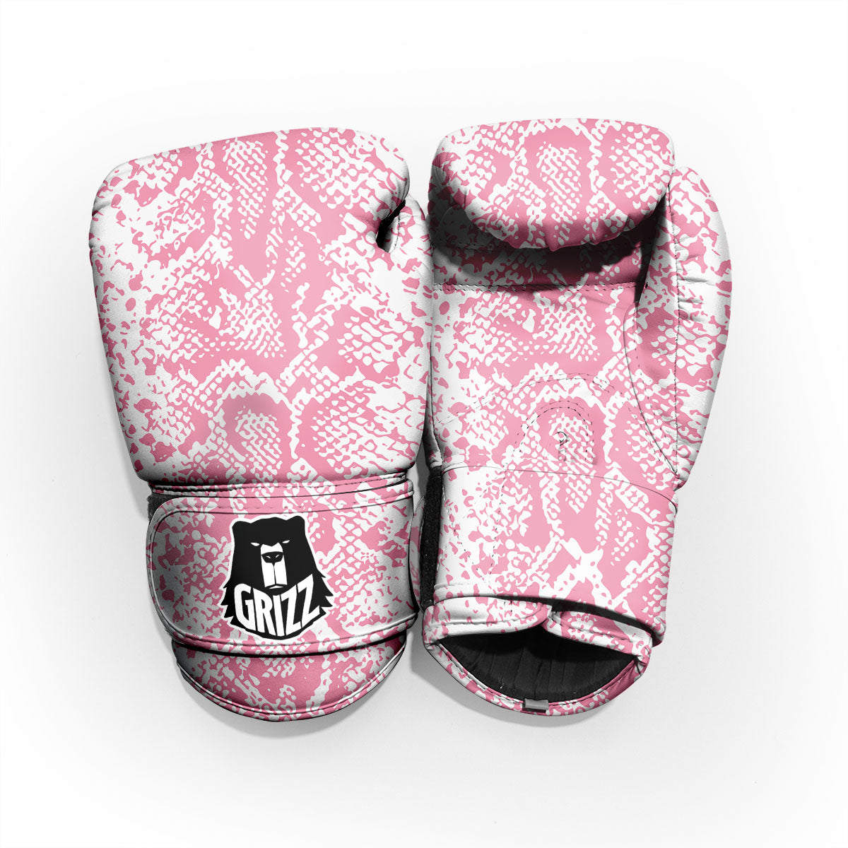 Python Snakeskin Pink Print Pro Boxing Glove