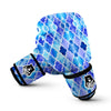 Quatrefoil Blue Watercolor Print Pattern Boxing Gloves-grizzshop