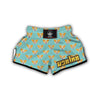 Queen King Corgi Pattern Print Muay Thai Boxing Shorts-grizzshop