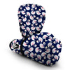 Queen Swan Pattern Print Boxing Gloves-grizzshop