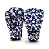 Queen Swan Pattern Print Boxing Gloves-grizzshop