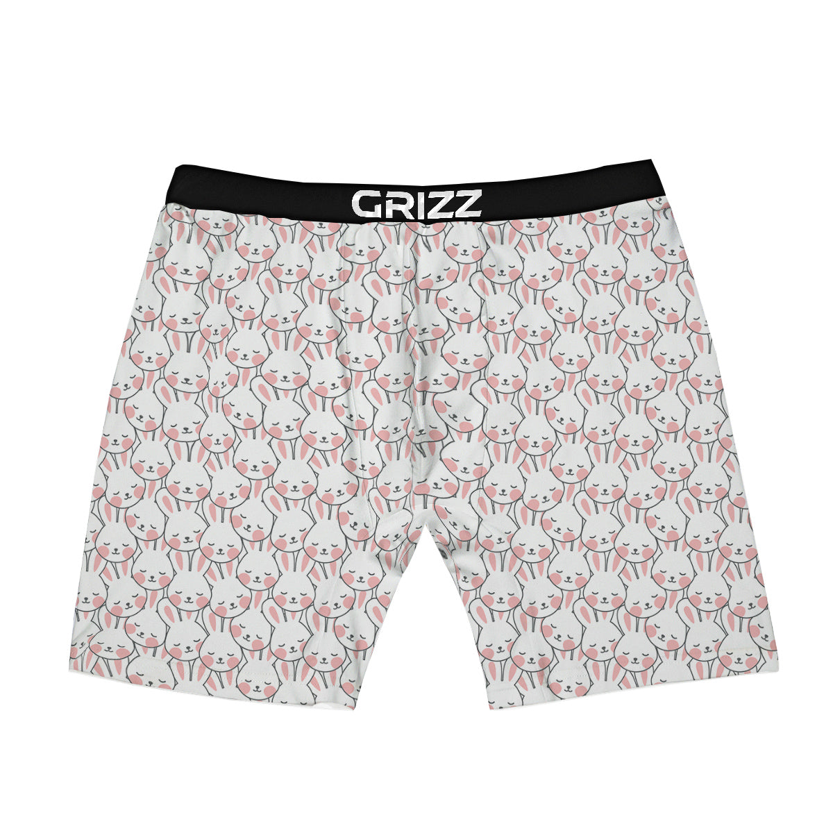 Rabbit Cute Print Pattern Boxer Briefs-grizzshop