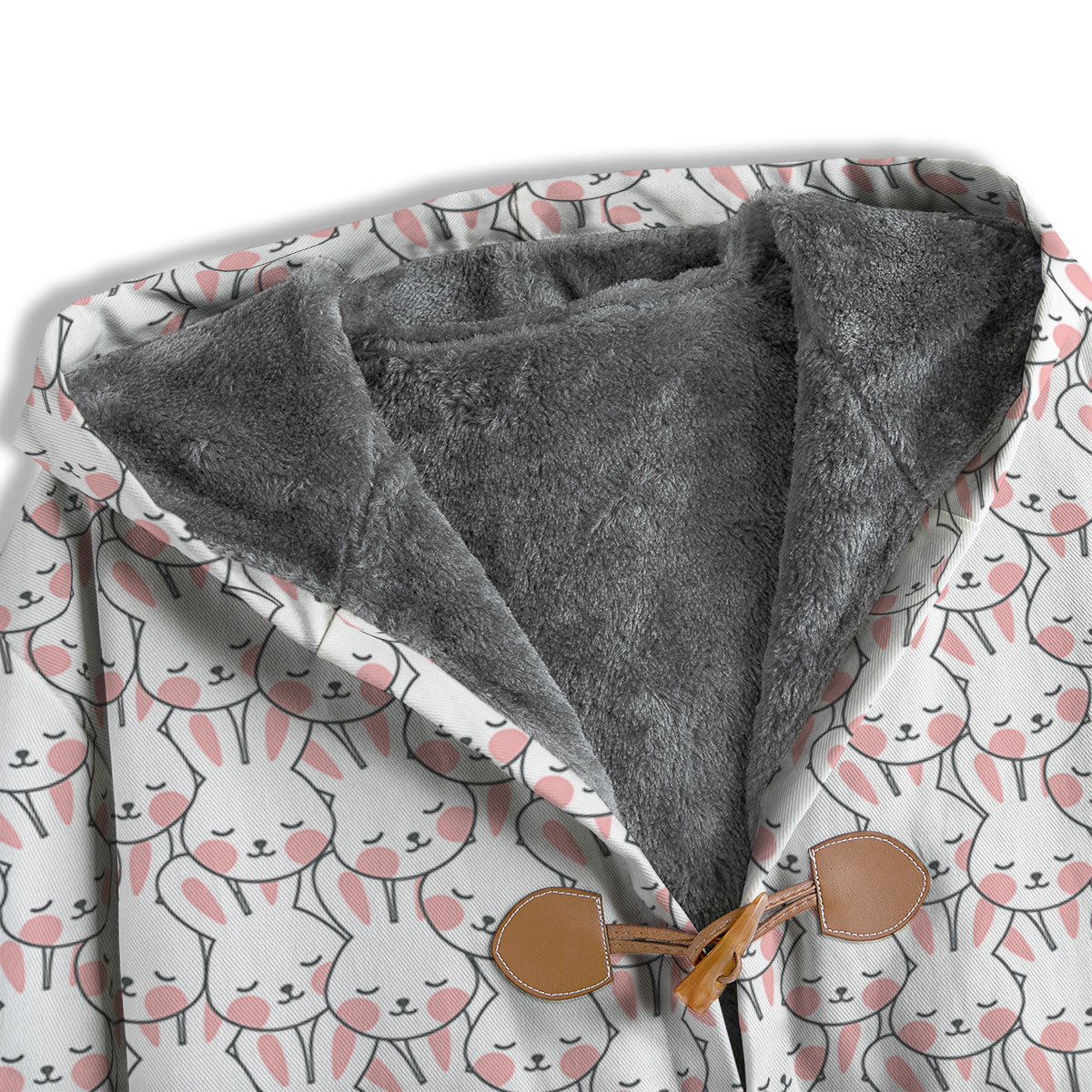 Rabbit Cute Print Pattern Men's Windbreaker Jacket-grizzshop
