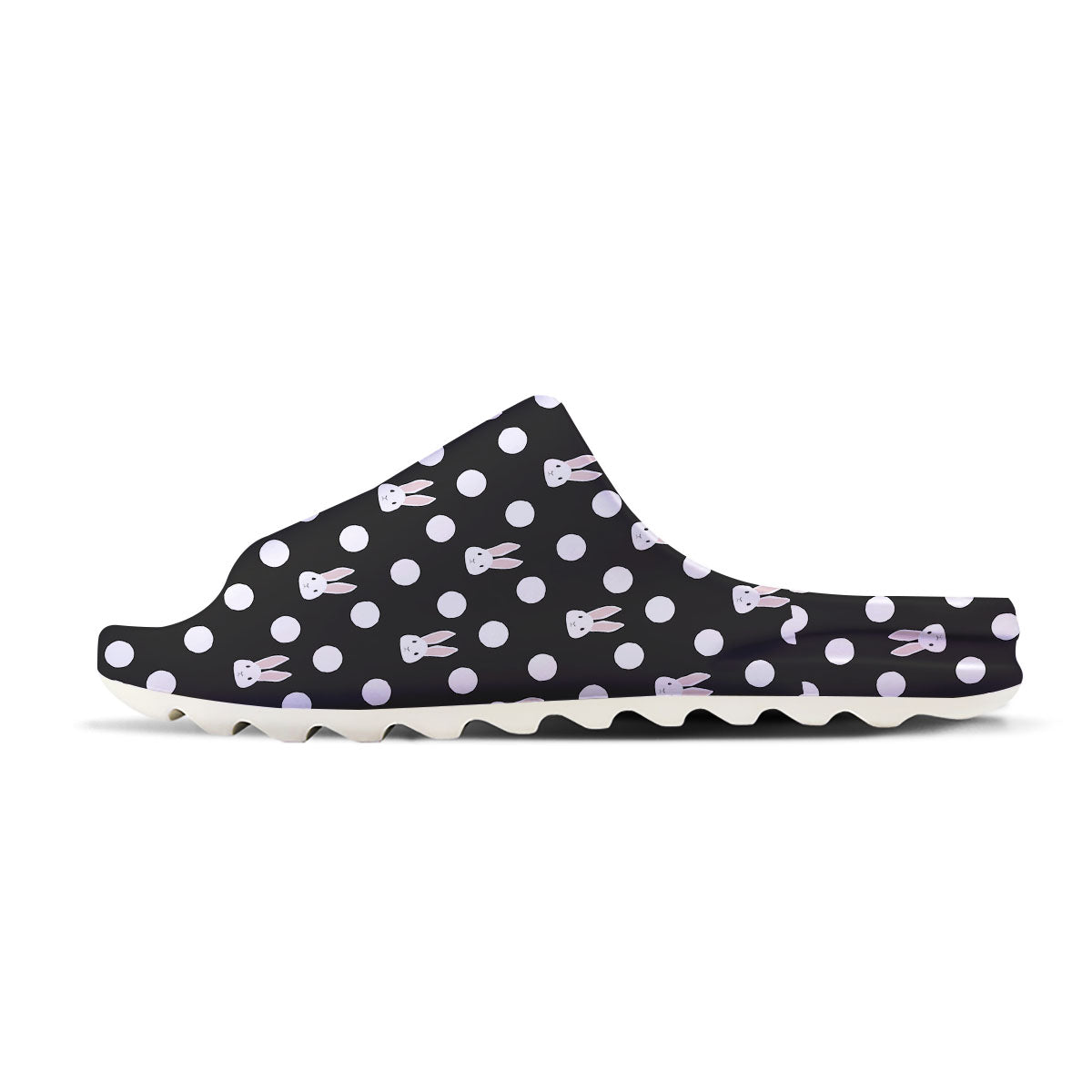 Rabbit Polka Dot Print Pattern Sandals-grizzshop
