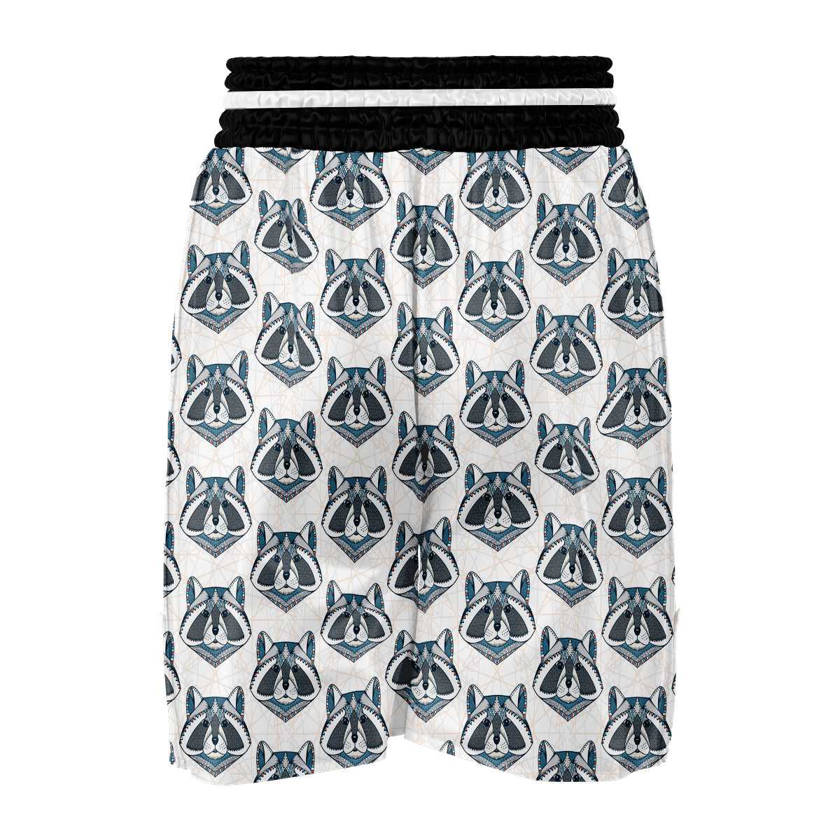 Raccoon Print Pattern Boxing Shorts-grizzshop