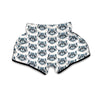 Raccoon Print Pattern Muay Thai Boxing Shorts-grizzshop