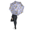 Raccoon Watercolor Print Pattern Umbrella-grizzshop