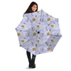 Raccoon Watercolor Print Pattern Umbrella-grizzshop