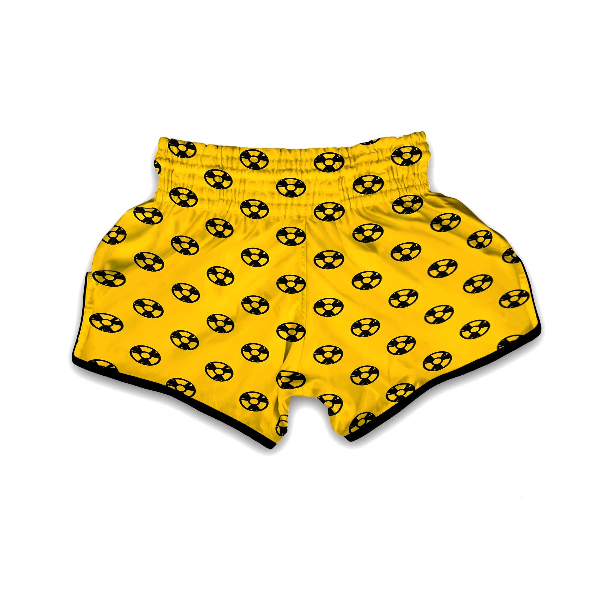 Radiation Pattern Print Muay Thai Boxing Shorts-grizzshop