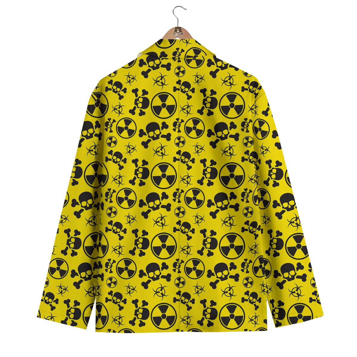 Radiation Print Pattern Men's Blazer-grizzshop