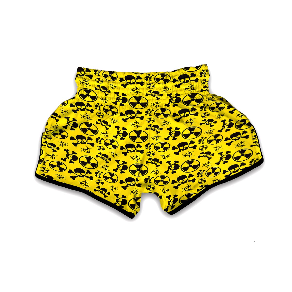 Radiation Print Pattern Muay Thai Boxing Shorts-grizzshop