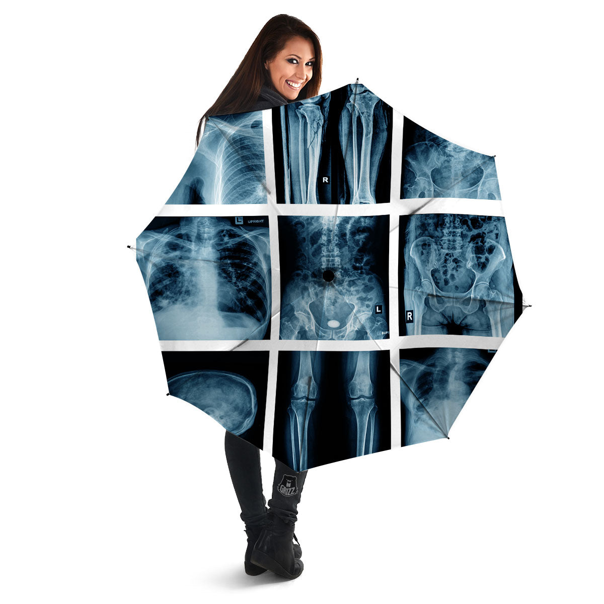 Radiology X-Ray Film Print Umbrella-grizzshop