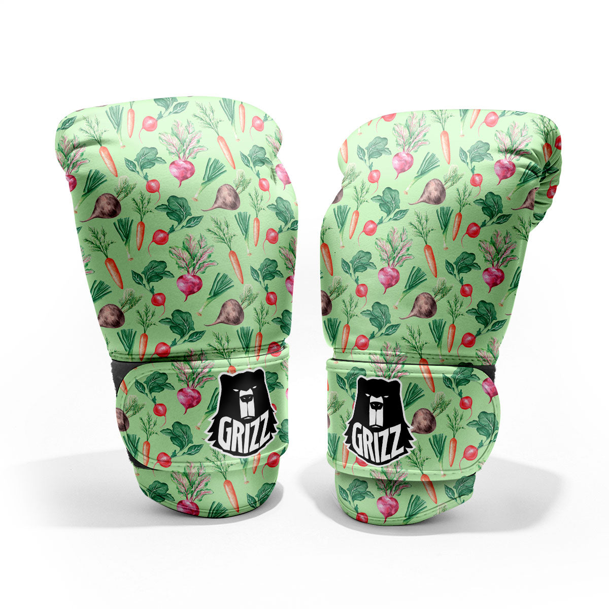 Radish And Watercolor Carrot Print Pattern Pro Boxing Glove
