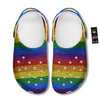 Rainbow Brick Wall LGBT Pride Print Clog-grizzshop