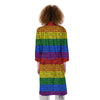 Rainbow Brick Wall LGBT Pride Print Kimono-grizzshop