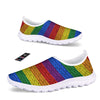 Rainbow Brick Wall LGBT Pride Print Nurse Shoes-grizzshop