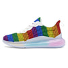 Rainbow Brick Wall LGBT Pride Print Running Sneakers-grizzshop