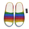 Rainbow Brick Wall LGBT Pride Print Sandals-grizzshop