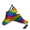 Rainbow Brick Wall LGBT Pride Print Water Shoes-grizzshop