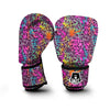 Rainbow Cheetah Leopard Pattern Print Boxing Gloves-grizzshop